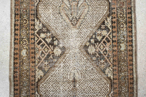Vintage Cam Hamadan Runner Rug (2' x 15')